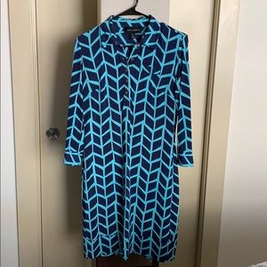 3/4 SLEEVE DONNA MORGAN COMFORTABLE DRESS